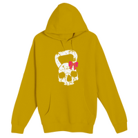 Unisex Small Yellow Pullover Hooded Sweatshirt