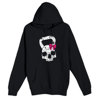 Unisex Small Black Pullover Hooded Sweatshirt