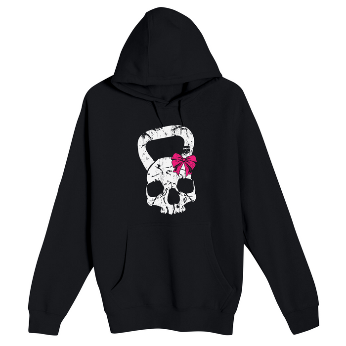 Unisex Small Black Pullover Hooded Sweatshirt