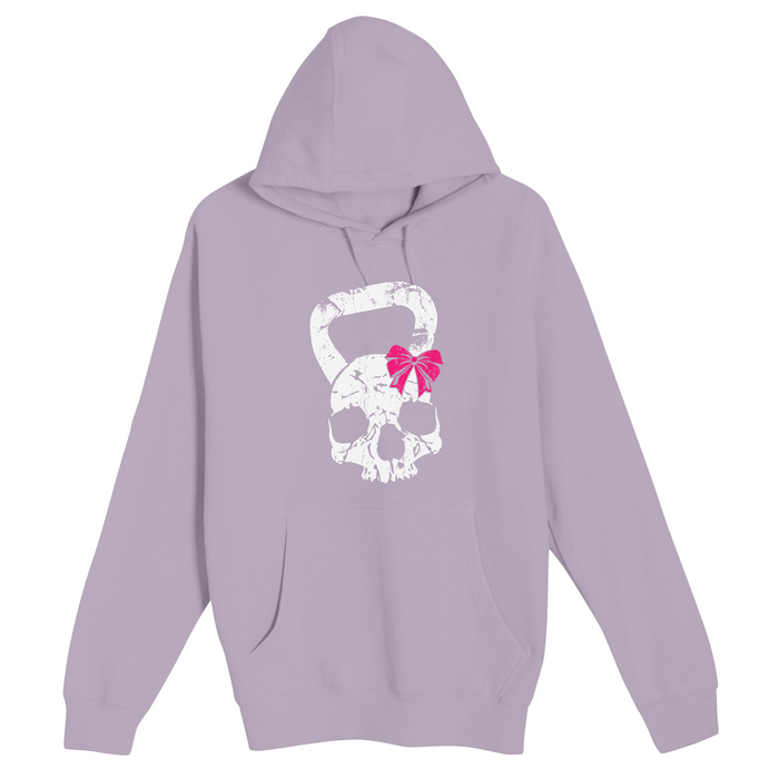 Unisex Small Lilac Pullover Hooded Sweatshirt