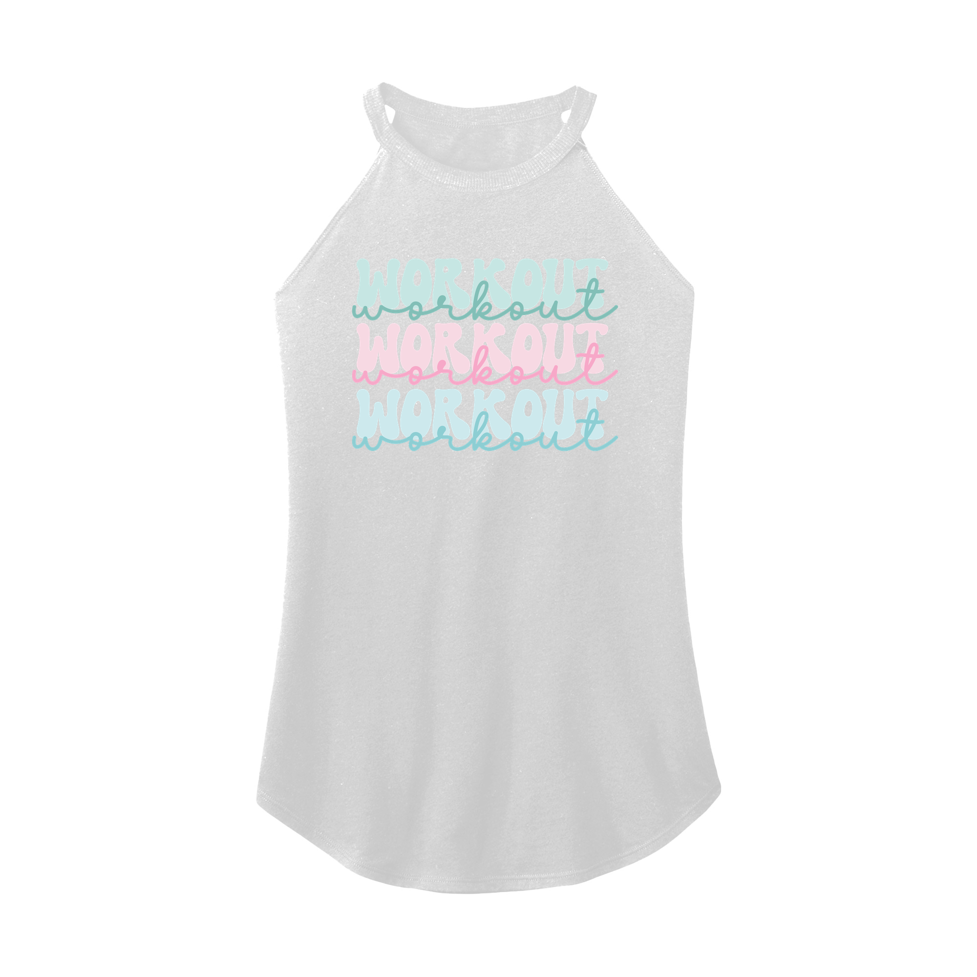 Womens X-Small White Rocker Tank Top