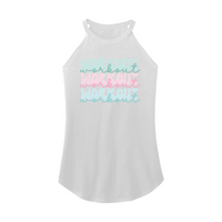 Womens X-Small White Rocker Tank Top