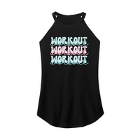 Womens X-Small Black Rocker Tank Top