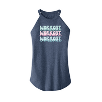 Womens X-Small Navy Heather Tank Top