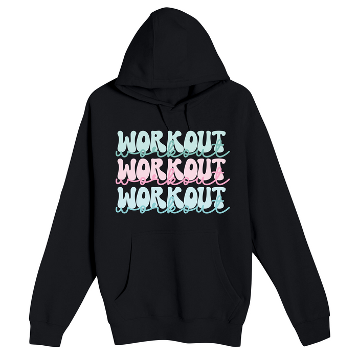 Unisex Small Black Pullover Hooded Sweatshirt