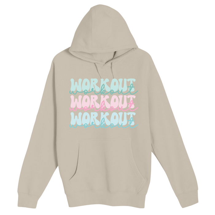 Unisex Small Natural Pullover Hooded Sweatshirt