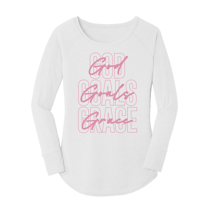 Womens X-Small White Long Sleeve Tunic Tee