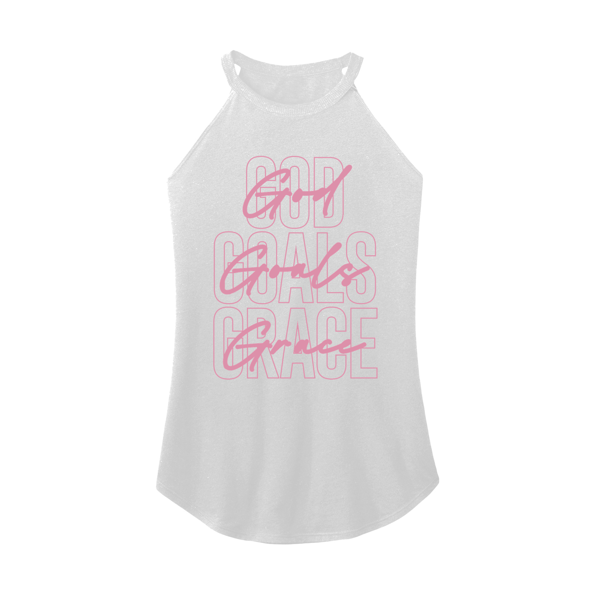 Womens X-Small White Rocker Tank Top
