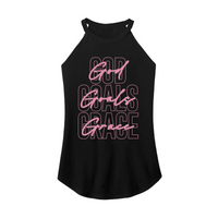 Womens X-Small Black Rocker Tank Top