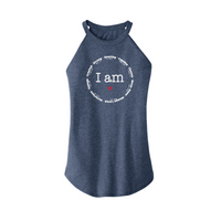Womens X-Small Navy Heather Tank Top
