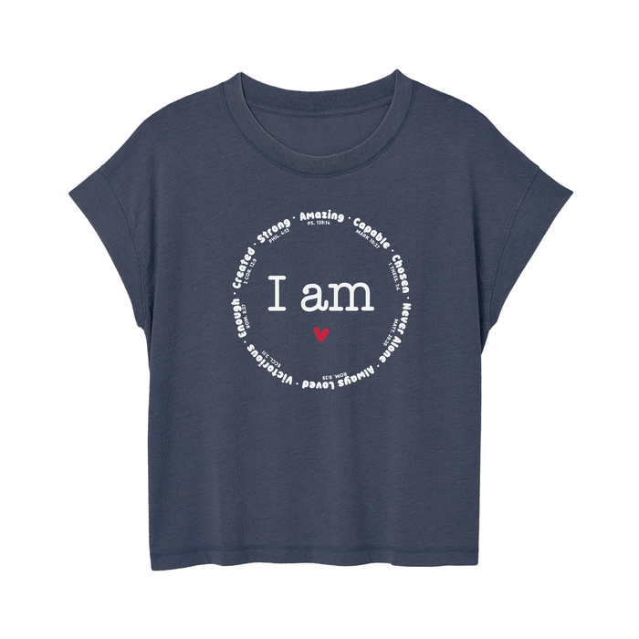 Womens Small Navy Style_T-Shirt
