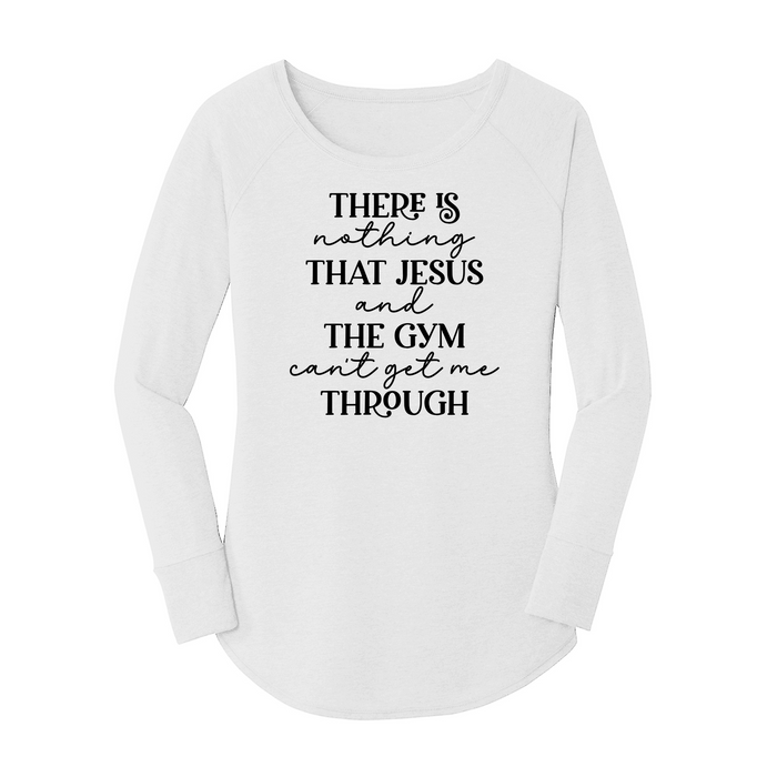 Womens X-Small White Long Sleeve Tunic Tee