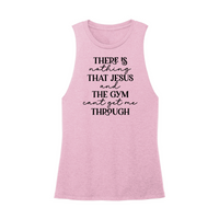 Womens X-Small Light Pink Muscle Tank