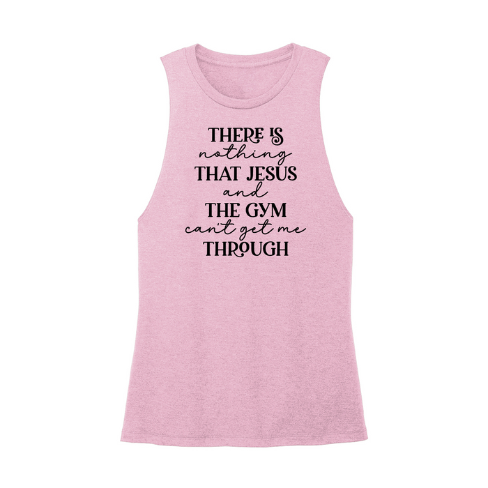Womens X-Small Light Pink Muscle Tank