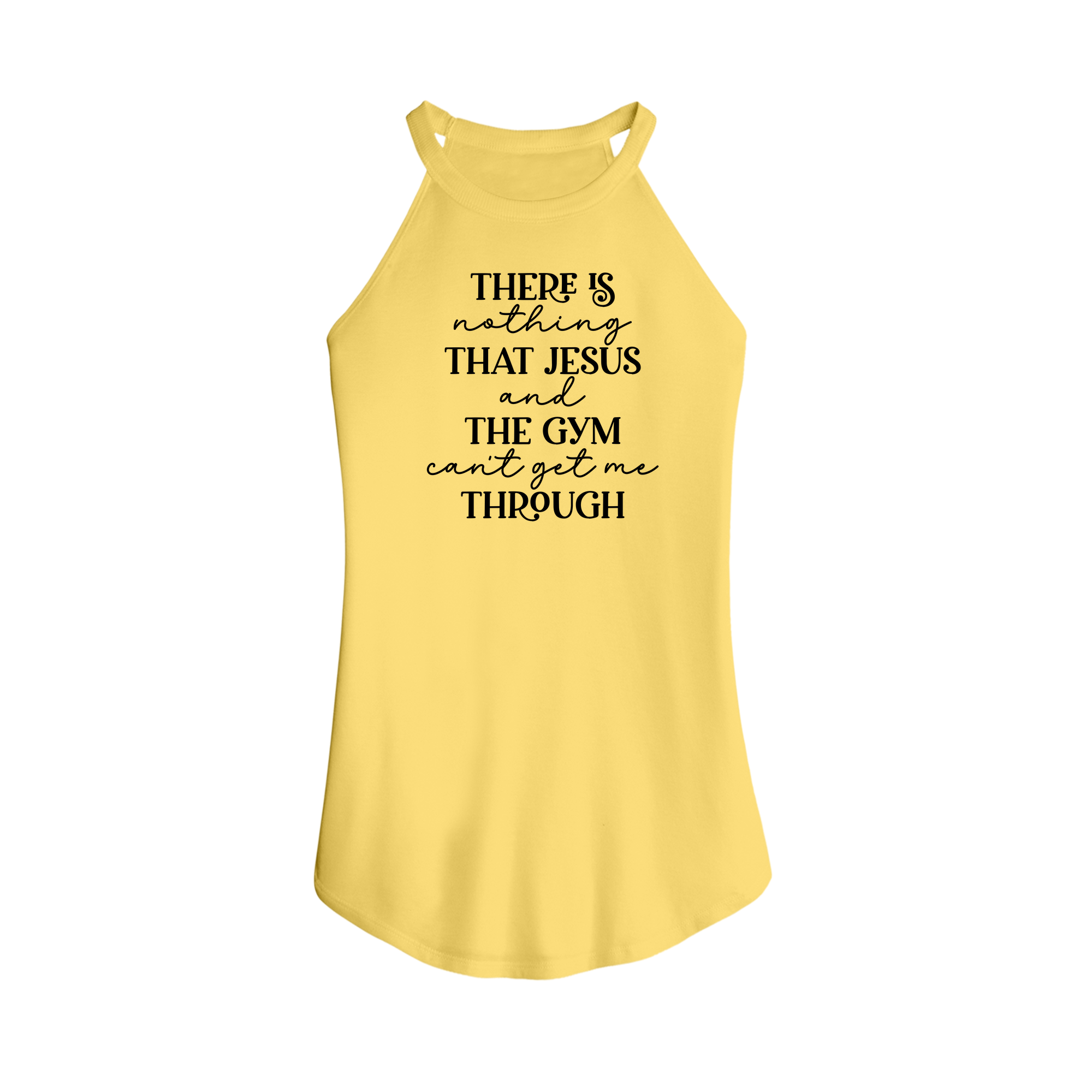 Womens X-Small Yellow Tank Top