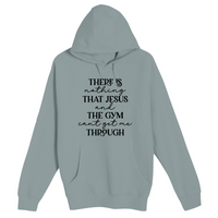 Unisex Small Blue Mist Pullover Hooded Sweatshirt