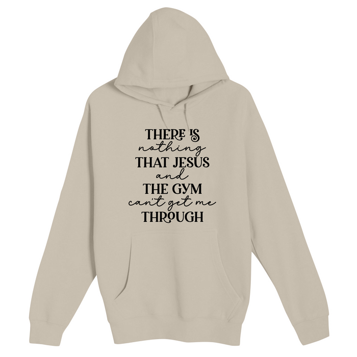 Unisex Small Natural Pullover Hooded Sweatshirt