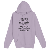 Unisex Small Lilac Pullover Hooded Sweatshirt