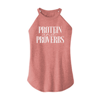 Womens X-Small Light Pink Rocker Tank Top