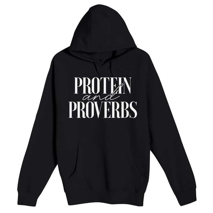 Unisex Small Black Pullover Hooded Sweatshirt