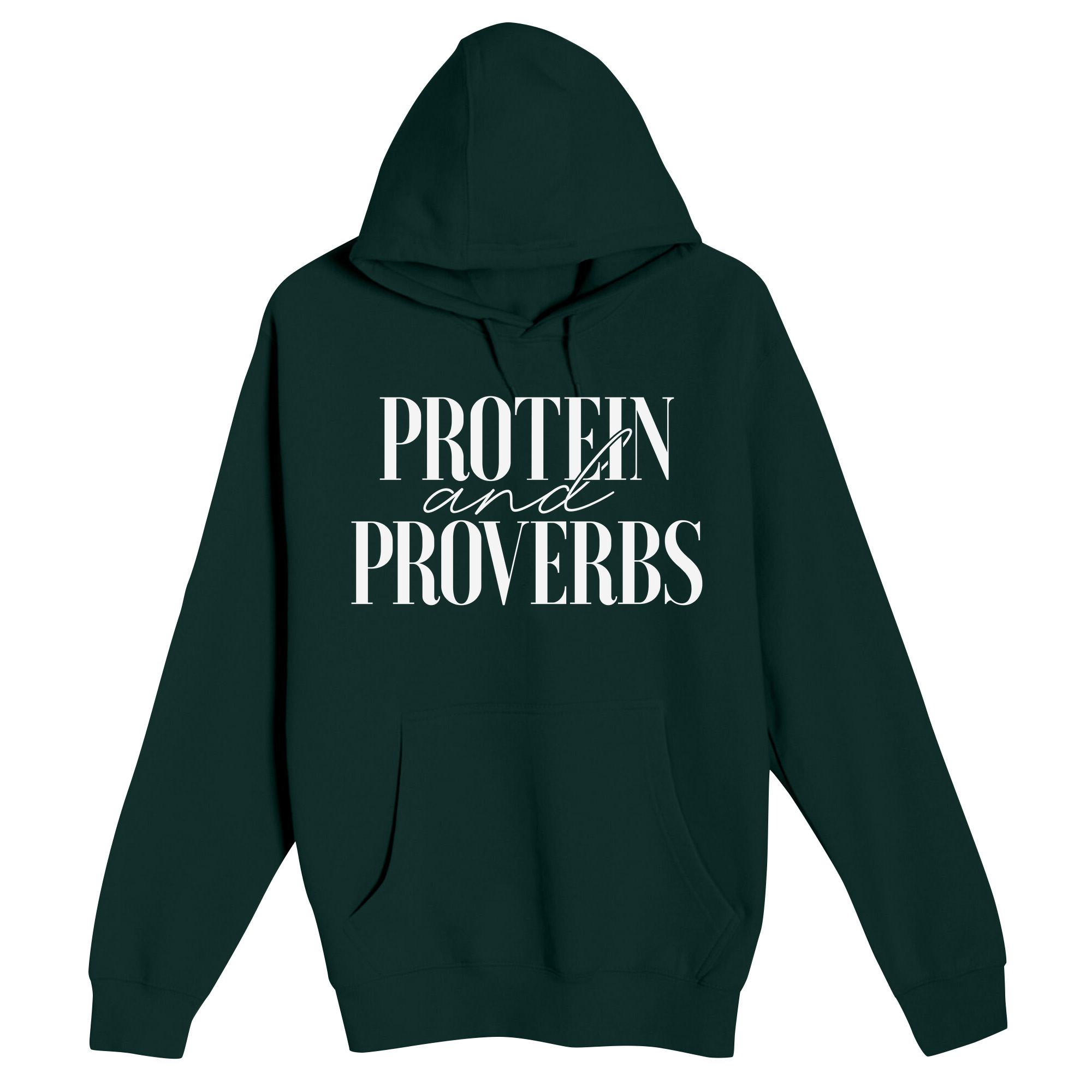 Unisex Small Sport Green Pullover Hooded Sweatshirt