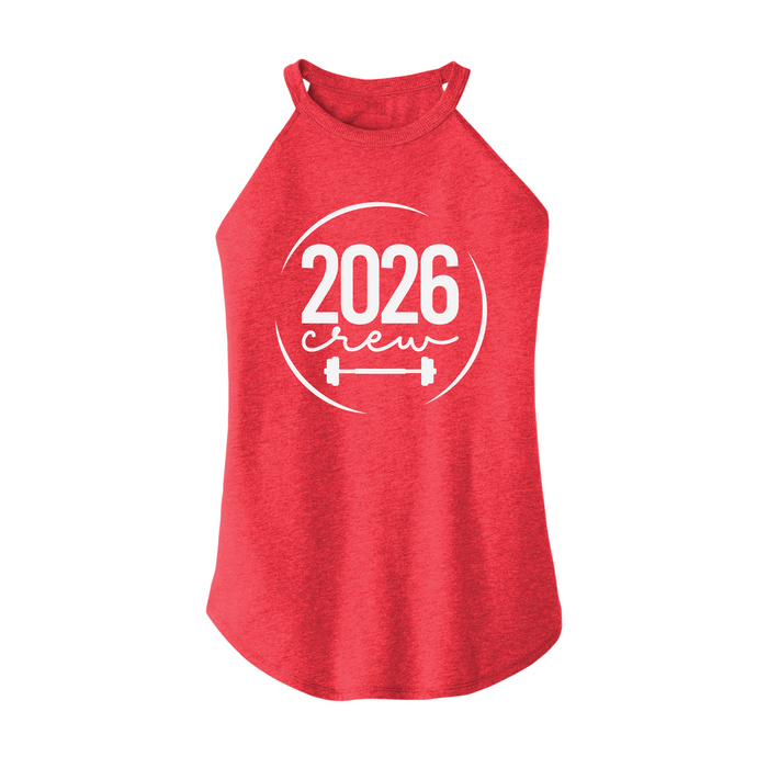 Womens X-Small Red Rocker Tank Top