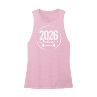 Womens X-Small Light Pink Muscle Tank