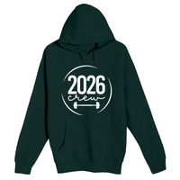 Unisex Small Sport Green Pullover Hooded Sweatshirt