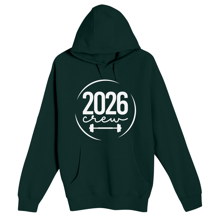 Unisex Small Sport Green Pullover Hooded Sweatshirt