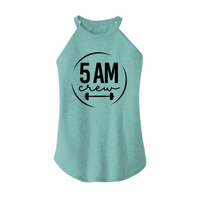 Womens X-Small Teal Rocker Tank Top