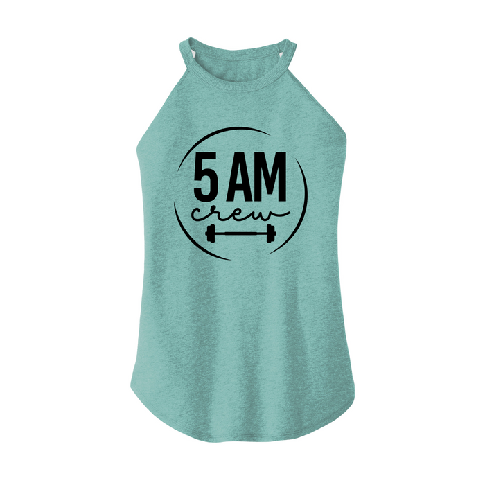 Womens X-Small Teal Rocker Tank Top