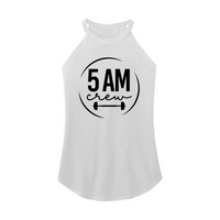 Womens X-Small White Rocker Tank Top