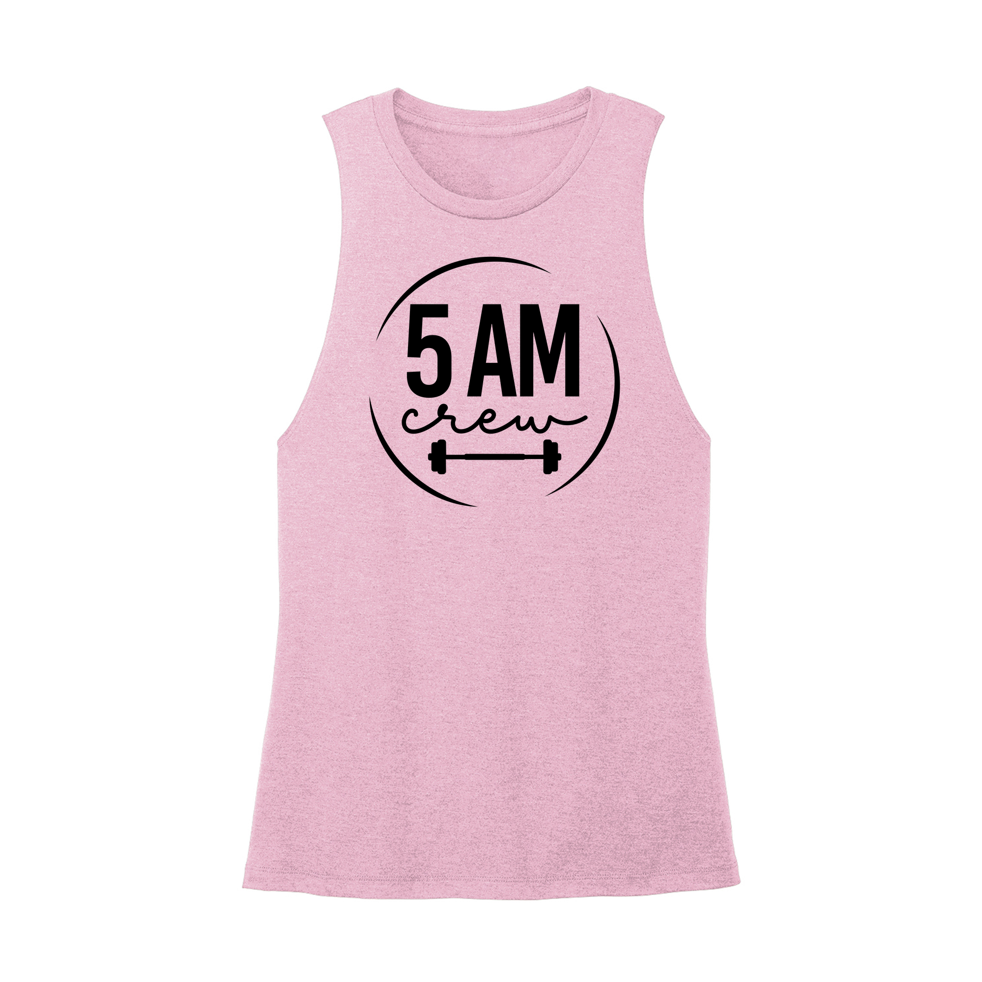 Womens X-Small Light Pink Muscle Tank