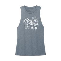 Womens X-Small Teal Muscle Tank