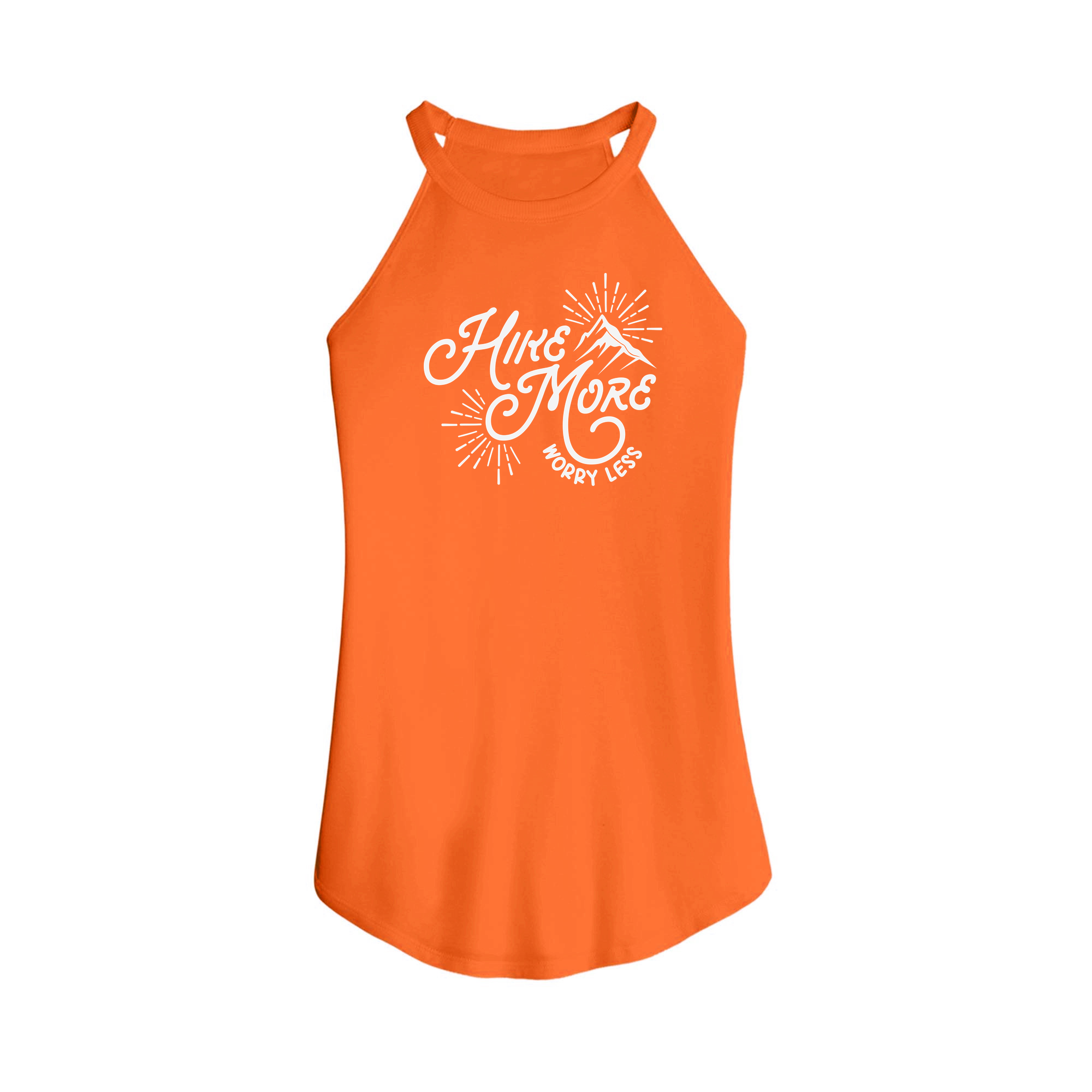 Womens X-Small Orange Tank Top