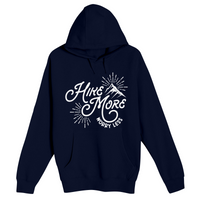 Unisex Small Navy Pullover Hooded Sweatshirt