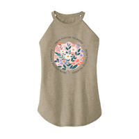Womens X-Small Sand Rocker Tank Top