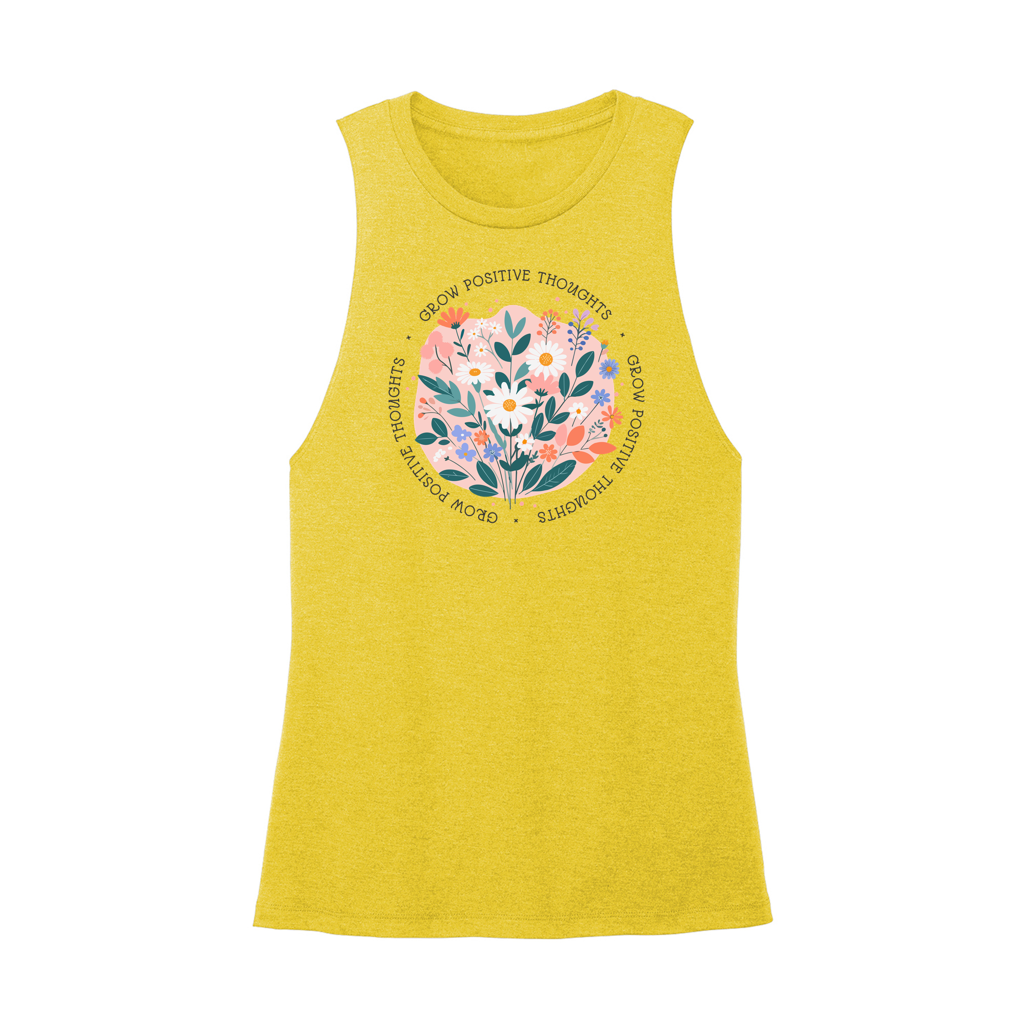 Womens X-Small Yellow Muscle Tank
