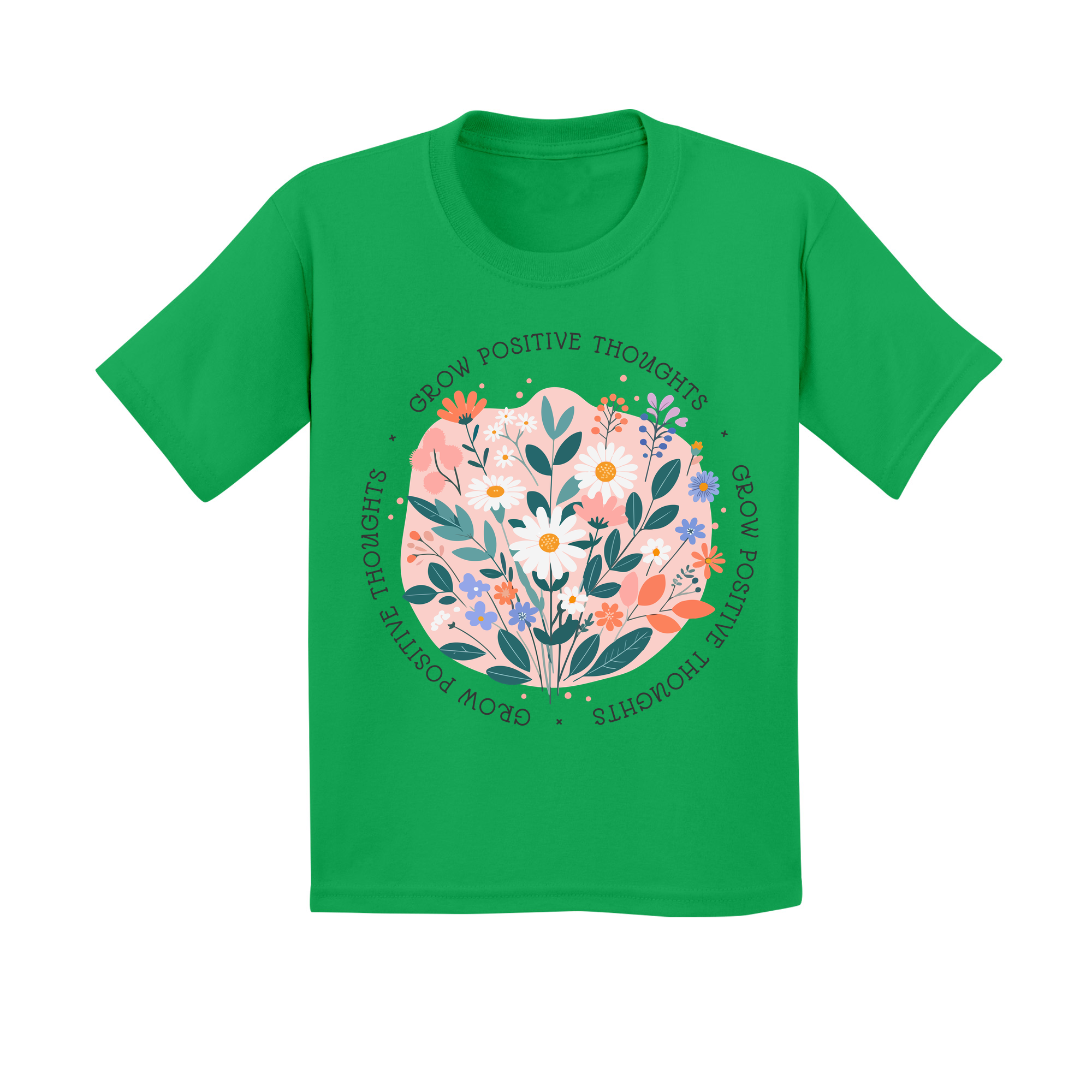 Kids Small Kelly Green Style_T-Shirt