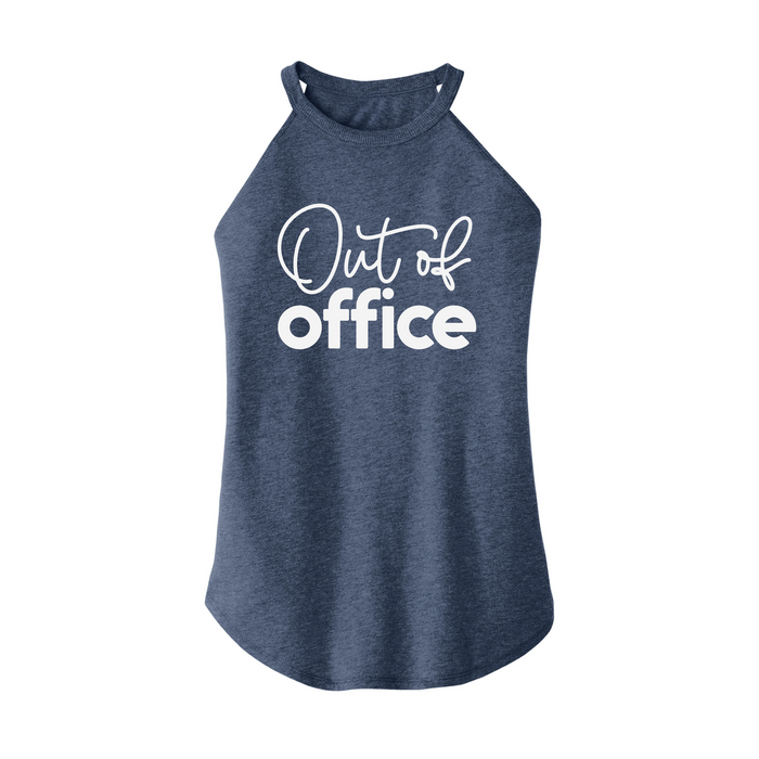 Womens X-Small Navy Heather Rocker Tank Top