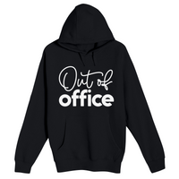 Unisex Small Black Pullover Hooded Sweatshirt