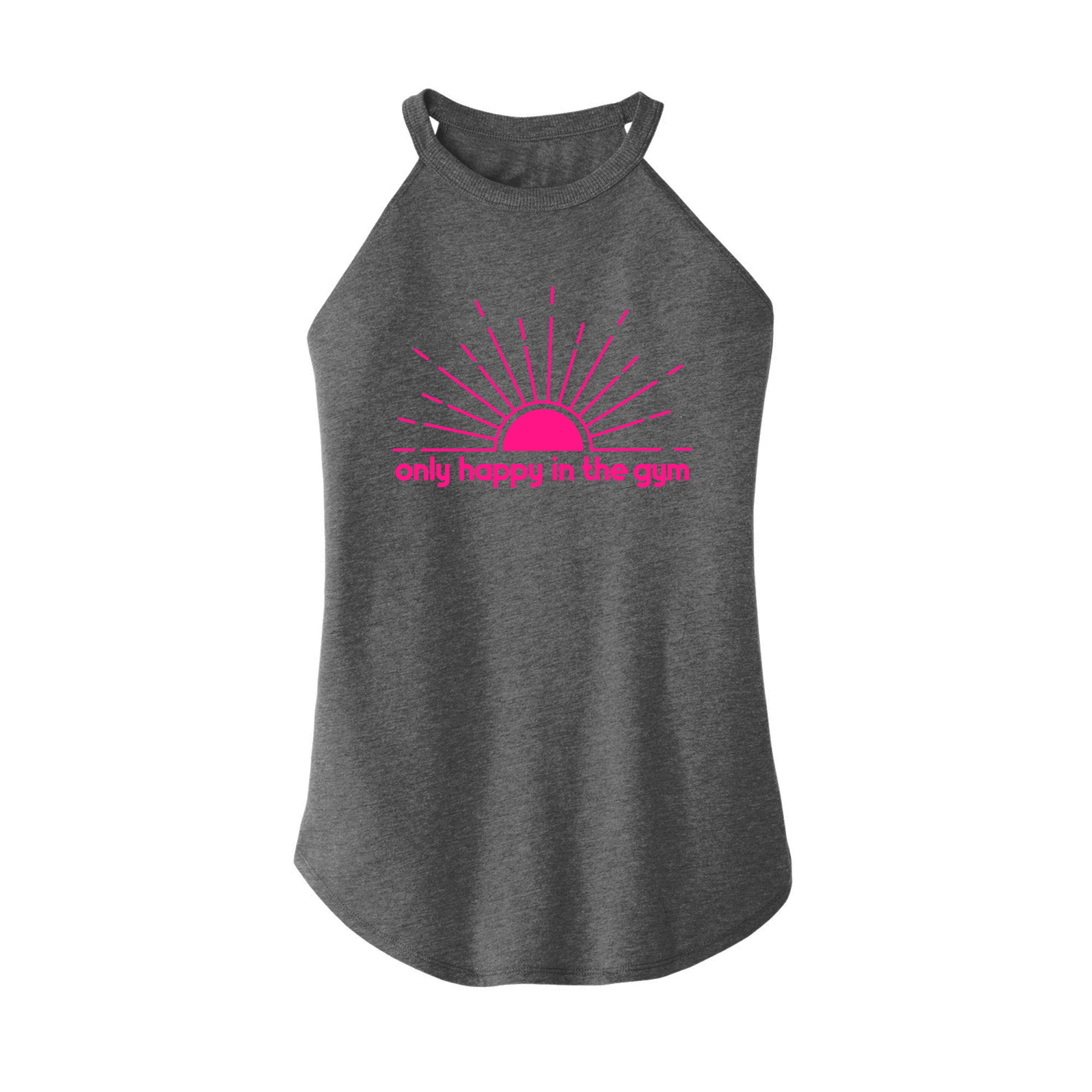 Womens X-Small Grey Rocker Tank Top