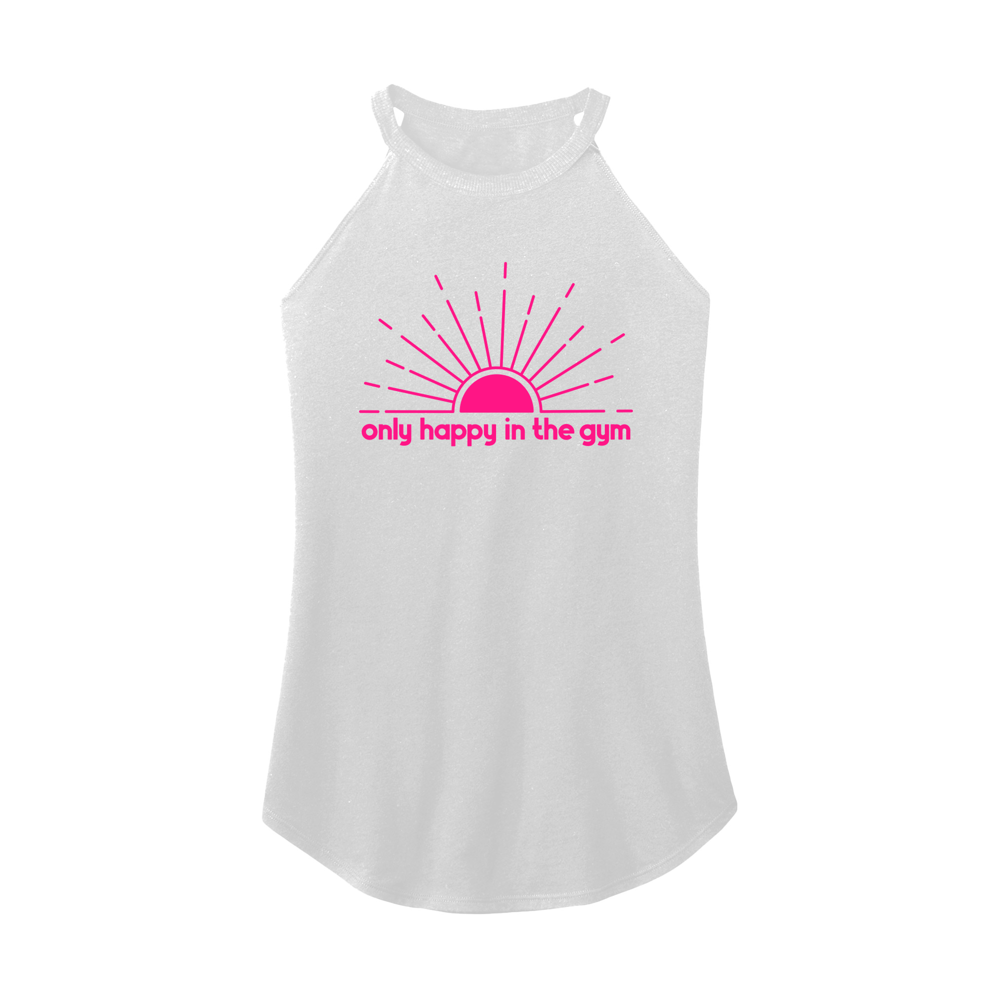 Womens X-Small White Rocker Tank Top