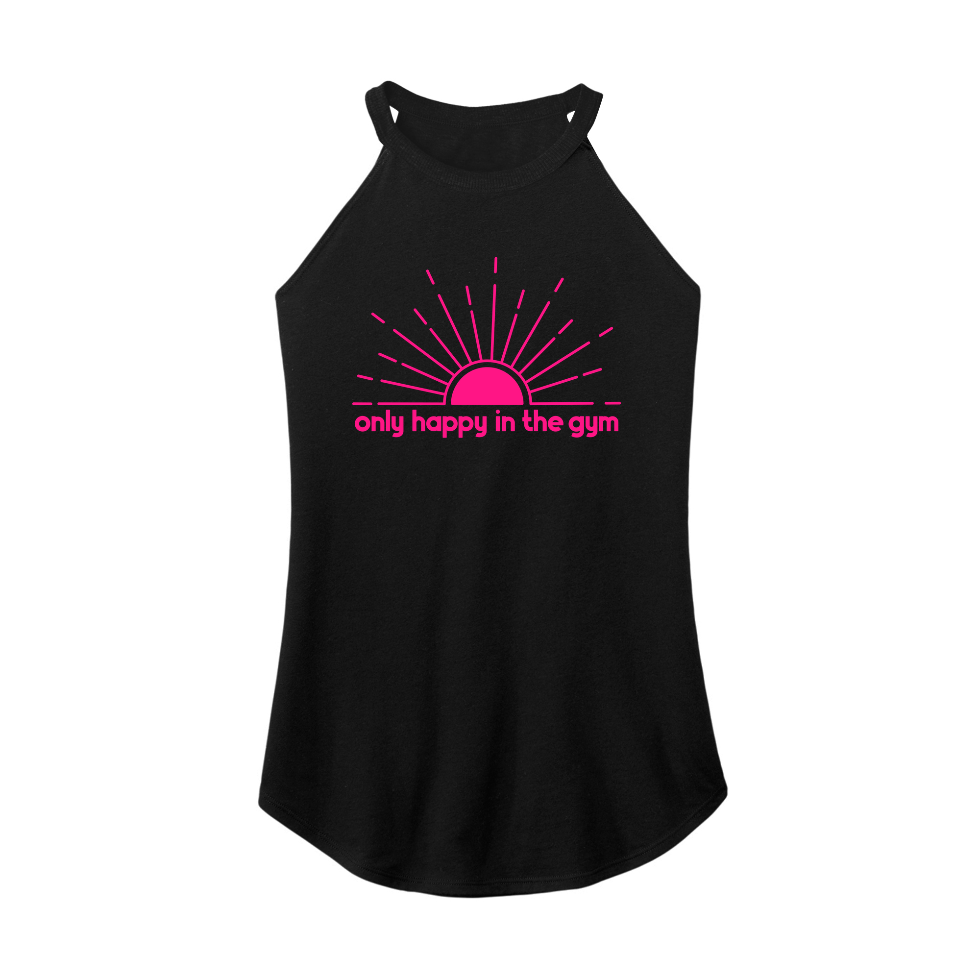 Womens X-Small Black Rocker Tank Top