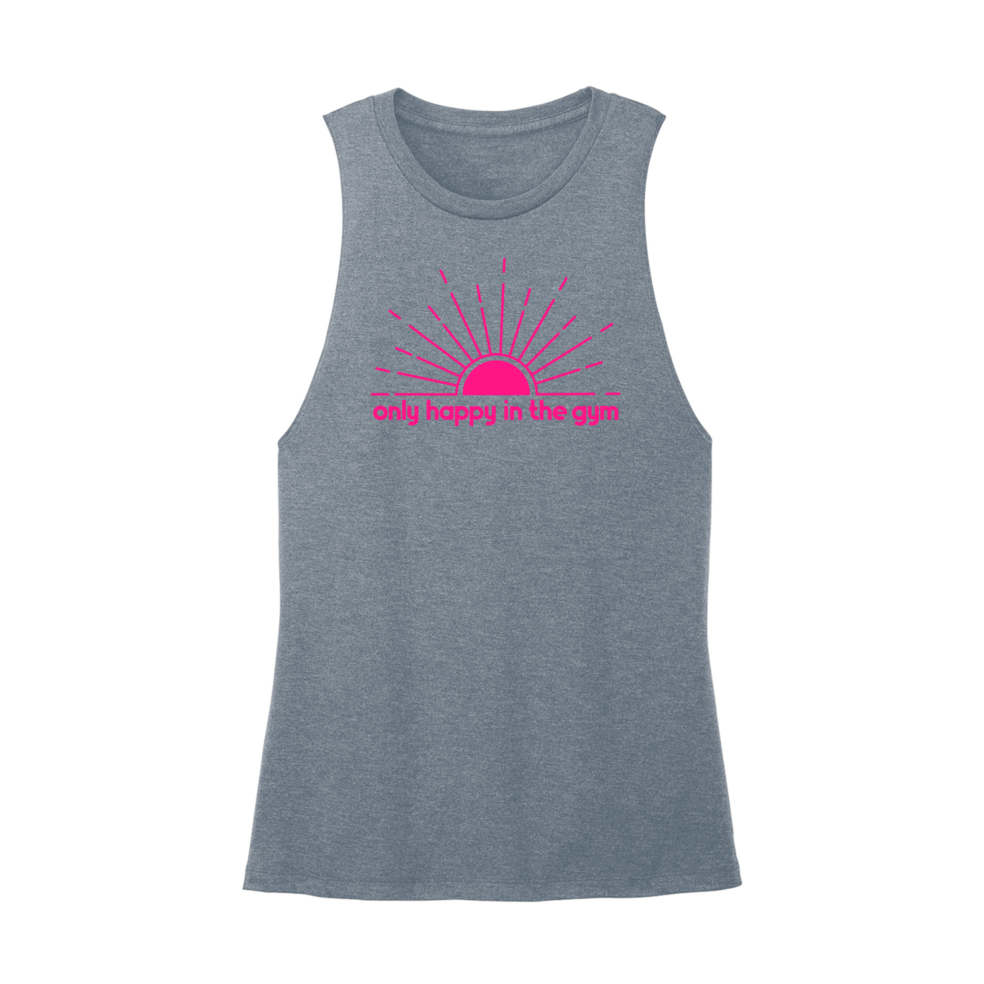 Womens X-Small Teal Muscle Tank