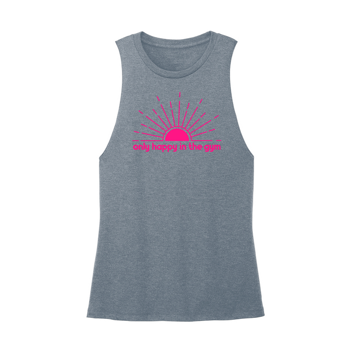 Womens X-Small Teal Muscle Tank