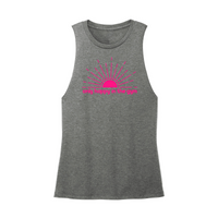 Womens X-Small Dark Gray Muscle Tank