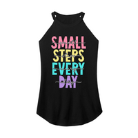 Womens X-Small Black Rocker Tank Top