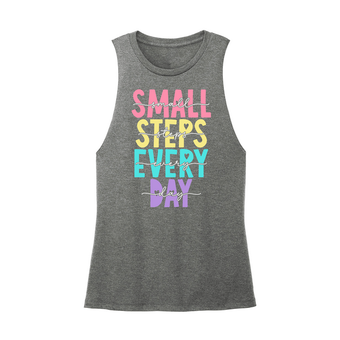 Womens X-Small Dark Gray Muscle Tank