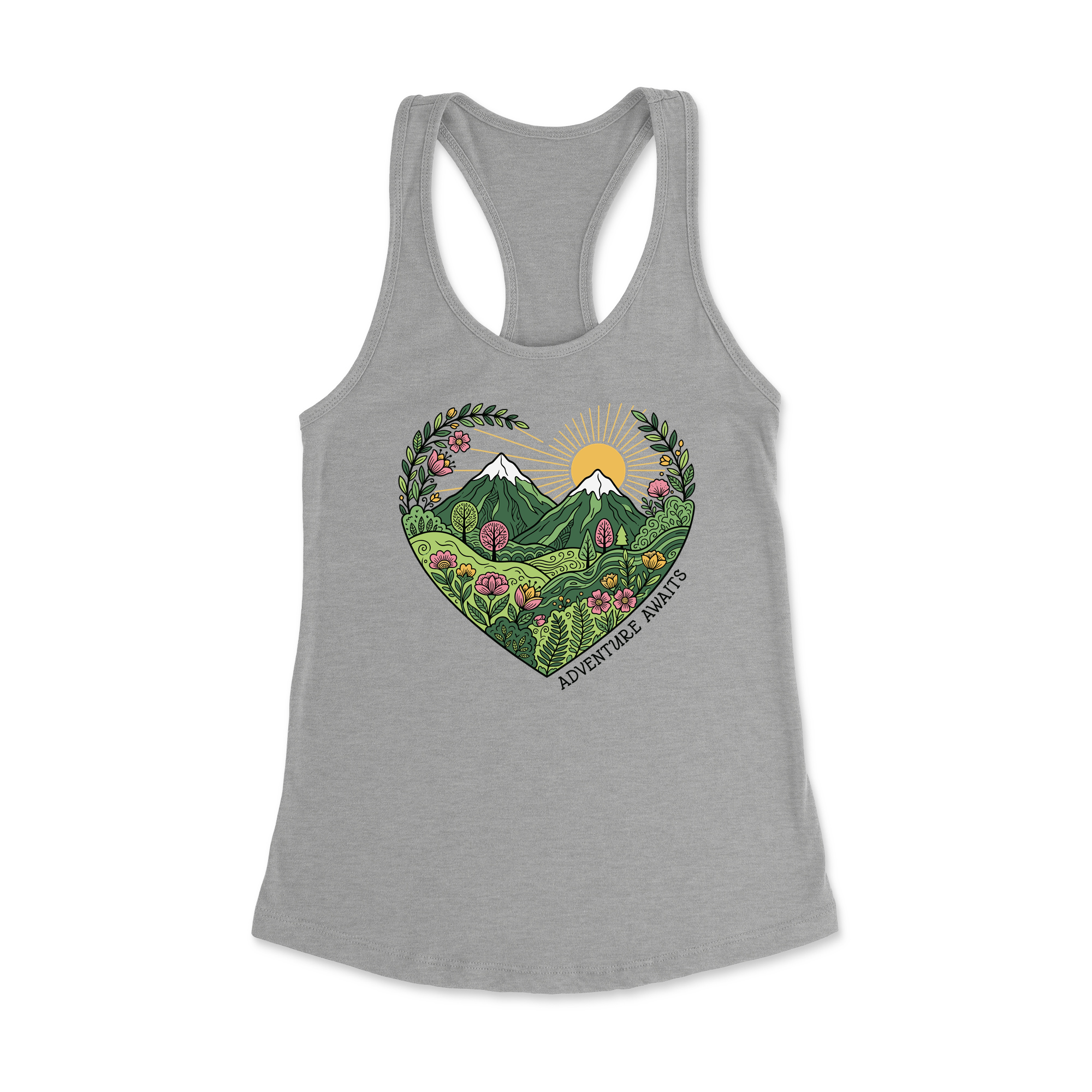Womens X-Small Heather Gray Style_Tank Top